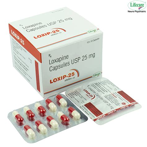 Loxip-25- Loxapine USP – 25mg Capsules | Manufacturer | Supplier