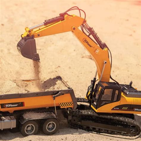 Buy Top Race Remote Control Construction Dump Truck, RC Dump Truck Toy ...