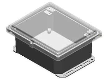 Serpac I342HS Polycarbonate Plastic Enclosure, 11-3/4" Length x 9.98 ...