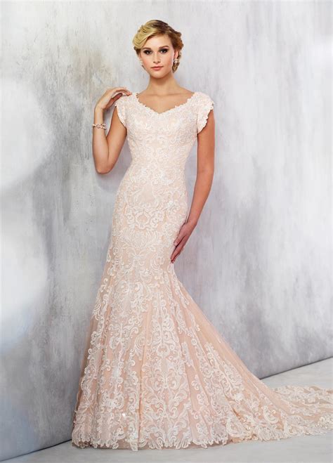 Amelie Rocky Blush Pink Short Sleeve Bridal Wedding Gown Cheap - China Wedding Gown Cheap and ...