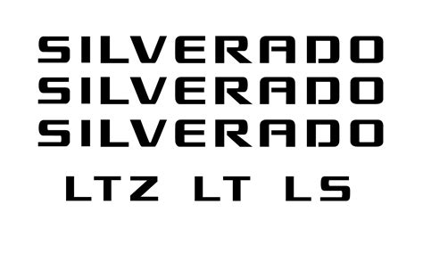 Buy EmblemsPlus Chevy Silverado 1500 Truck Emblem Gloss Black Overlay ...