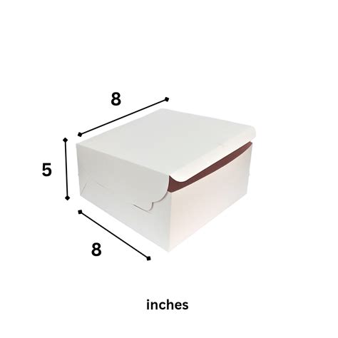 Buy Cake Box - L-8 x W-8 x H-5 inch Online | Packbox