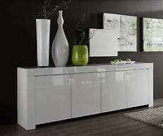 White Gloss Living Room Cabinets by Rimini Collection Four Door Sideboard White Gloss White Gloss Living Room Cabinets