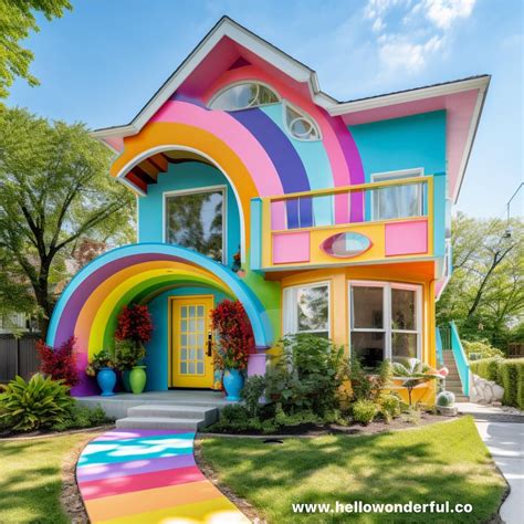 What Is A Rainbow House at William Ribush blog