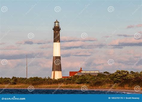 Fire Island Lighthouse stock photo. Image of pastel - 185370170