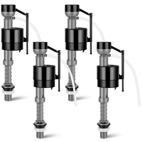 Buy 4 Pieces Toilet Fill Valve Toilet Tank Replacement Kit Toilet Valve ...