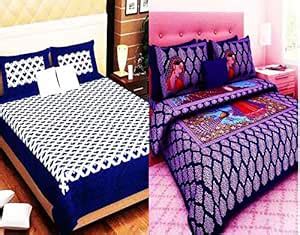 Bombay Spreads 100% Cotton Rajasthani & Jaipuri Traditional 2 Double ...