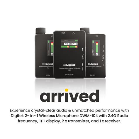 Buy Digitek® (DWM 104) Wireless Microphone System, 2 Transmitters 1 ...