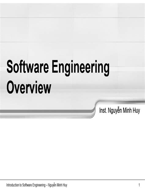 Software Engineering Overview 的图像结果