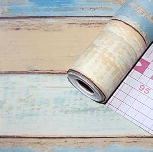 Everygoods Multicolour Wood Grain Self-Adhesive Wallpaper for Bedroom ...