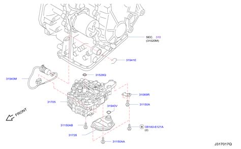 2024 Nissan Frontier Valve Control. CVT, TRANSMISSION, MCVT - 31705 ...