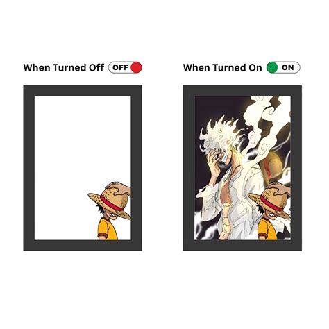 One Piece Anime Light Painting Frame bingkai glow – Nuvue Store