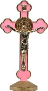 Catholic Liturgicals Car Dashboard Cross, Saint Benedict Cross, Jesus ...
