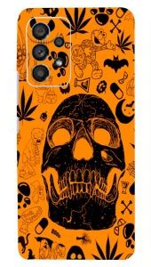 CLAXA Aesthetic Halloween Samsung A 53 5g Back Skin Guard, Aesthetic ...