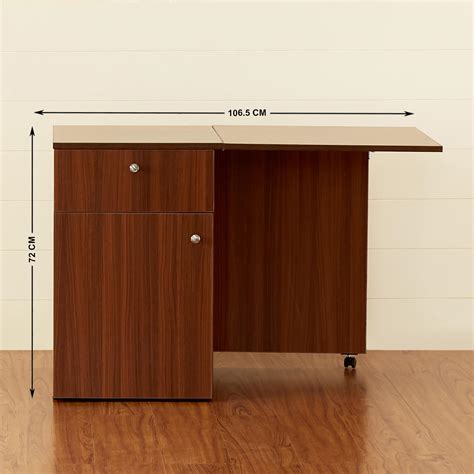 Buy Helios Besta Folding Study Table - Brown from Helios by Home Centre ...