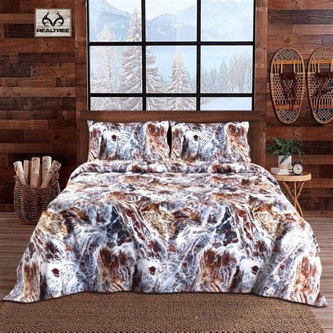 VISI-ONE Realtree Aspect Camouflage Bed Sheets - 4 Piece Camo Bedding ...