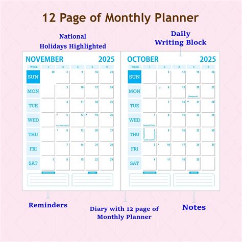 Classic tear off - Diary 2025 Printing, Planner Organizer Personal ...