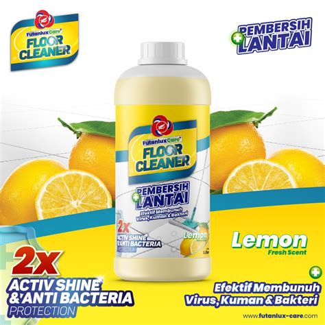 Jual Futanlux Anti Bacterial Floor Cleaner Pembersih Lantai Lemon 1 ...