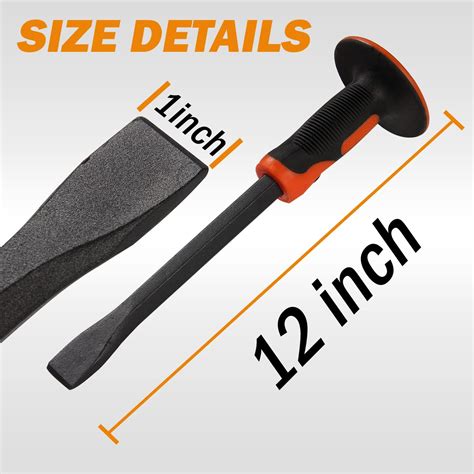 Lestino Mason Chisel With Hand Guard, 12 inches (30 cm) India | Ubuy
