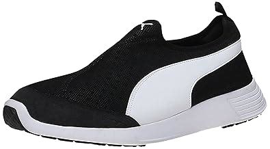 Buy Puma Unisex St Trainer Evo Slip-On Dp Black and White Running Shoes ...
