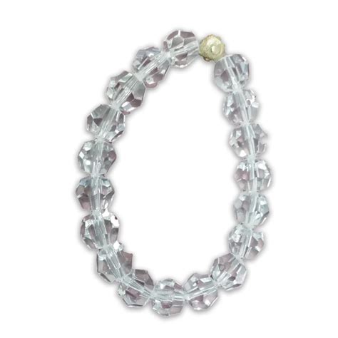 Buy Trishakti Clear quartz diamond cut crystal bracelet Men & Women ...