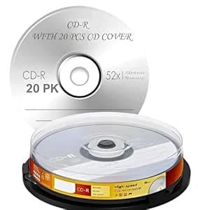 Premium Brand Blank CD-R 52X 700 MB (80 Minutes Professional Recordable ...