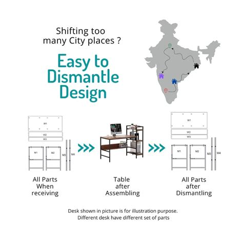 Bavisa Desk Regular 120 cm - TEKAVO