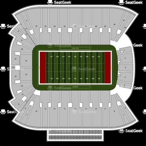 Texas Tech Football Stadium Seating Chart - chartdevelopment