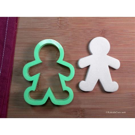 Classic Gingerbread Man Cookie Cutter - KaleidaCuts