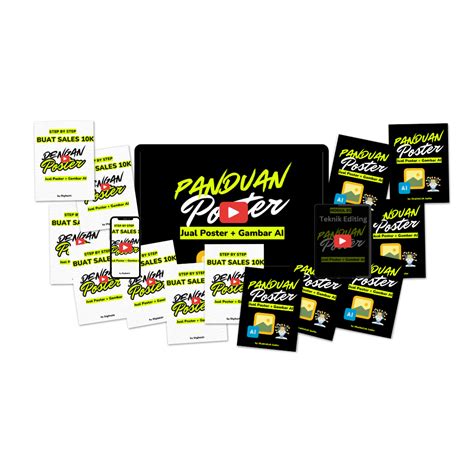 30 Modul Step by Step, Bina 10K dengan Poster AI + Siap Template – Digital Master Ai