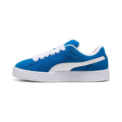 Puma Suede XL 39520501 Mens Blue Suede Lifestyle Sneakers Shoes - Ruze ...