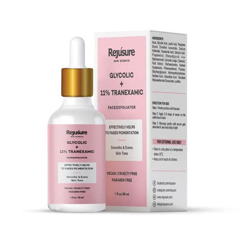 Buy Rejusure 30ml: Glycolic Acid Exfoliator Fades Pigmentation