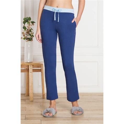 Buy Van Heusen Women Drawstring Waistband & Reflective Trim Lounge ...