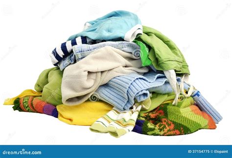 A pile of clothes stock image. Image of assorted, cotton - 37154775