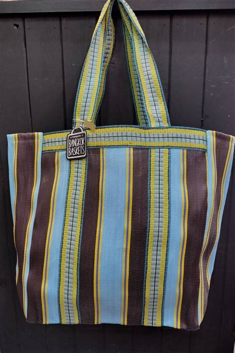 BANGKOK BASKETS（バンコクバスケット） タイ製 ナイロンバック⑤ | 青蝶院／タイハーブとタイ雑貨