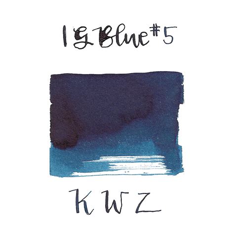 KWZ Iron Gall Ink Bottle (Blue 5 - 60 ML) 1104-IG