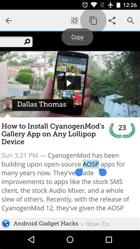 Image result for Android Copy Tutorial