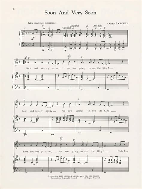 Soon and Very Soon — Hymnology Archive