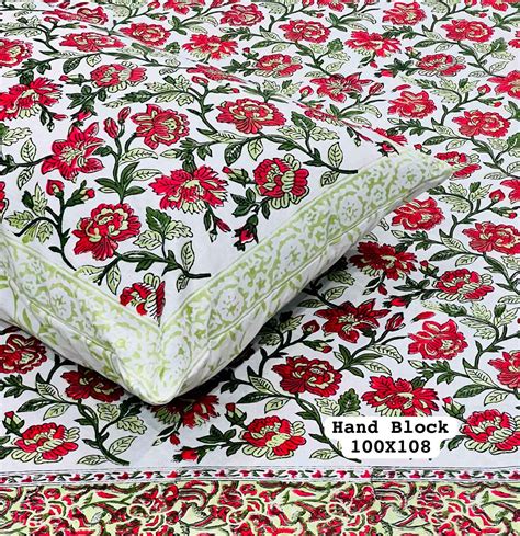 Don't Delay in Buying the Pure Cotton Hand Block Print Bedsheet