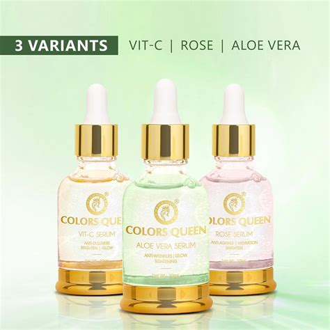 Buy Colors Queen Aloe Vera Serum for Anti-Wrinkles, Tightening & Glow ...