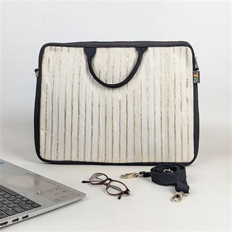 Upcycled Handcrafted Laptop Sleeve 16 inch (LSB160226-009) PS_W ...