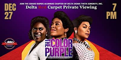 GRAC Delta Red Carpet Preview of The Color Purple | Celebration! Cinema ...