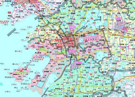 苏州地图高清版大图电子版|苏州地图全图高清版下载 JPG 可放大版 - 比克尔下载