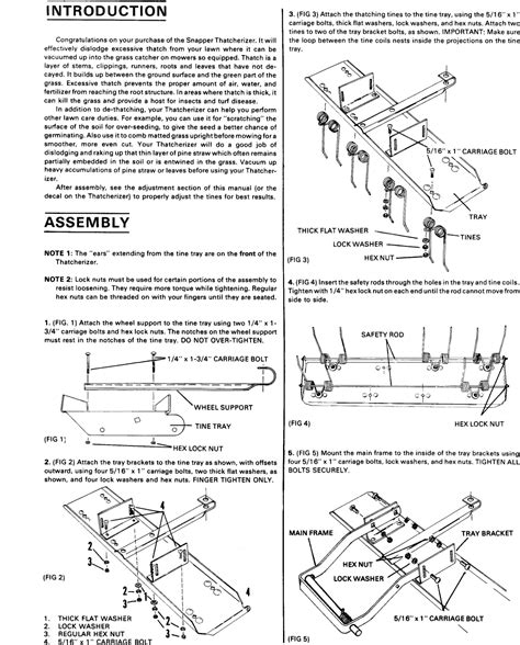 Image result for Snapper Thatcherizer Instructions