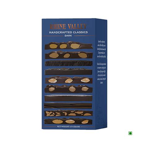 Rhine Valley Handcrafted Classics Dark Chocolate 175g – Cococart India