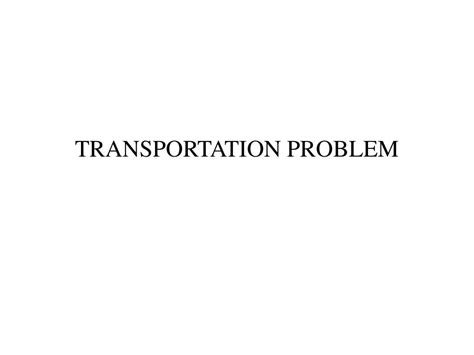 Image result for Transportation Problem Example