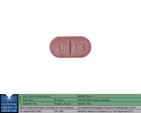 Levothyroxine Tablet Colors
