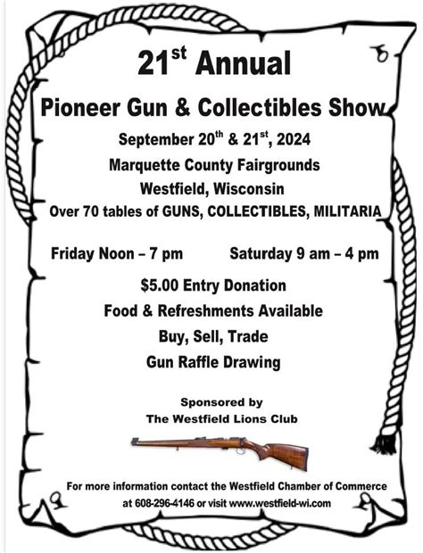 Lions Club Gun Show, Marquette County Fairgrounds, Westfield, 20 ...