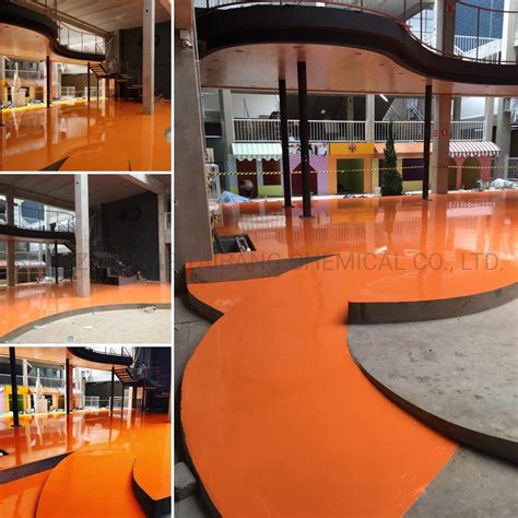 100% Solid Solvent Free Self Leveling High Build Epoxy Floor Coating ...