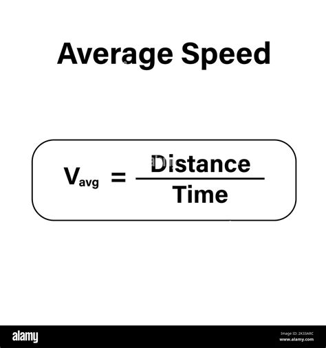 the average Speed formula in physics Stock Vector Image & Art - Alamy